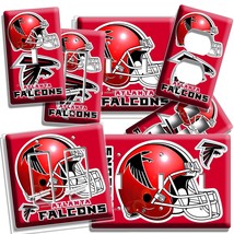 Atlanta Falcons Football Team Light Switch Outlet Wall Plate Man Cave Room Decor - £12.78 GBP+