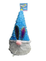 Easter Tinsel Gnome Hanging Wall Signs Decoration Spring Welcome Plaque 15” - £10.68 GBP