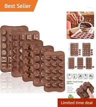 Versatile 5PK Silicone Molds - BPA-Free, Heat Resistant for Treats &amp; Crafts - $29.65