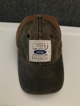 Built Ford Tough Hat Brown Adjustable Size Hat Baseball Cap - £7.09 GBP
