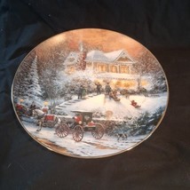 Thomas Kinkade &#39;All Friends Are Welcome&#39;  Collector Plate excellent cond... - $4.99