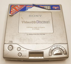 SONY Vintage Discman Portable Video CD Player D-V7000 - For Repair - $44.06
