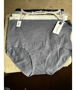 LAURA ASHLEY~5 Pack  Ribbed Fit Panties LS 6962 3XL - $33.65