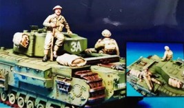 1/35 Resin Model Kit British Soldiers Infantry no tank WW2 Unpainted - £17.80 GBP