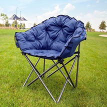 Macsports C932S-130, Blue Padded Cushion Outdoor Folding Lounge Patio Cl... - $109.95
