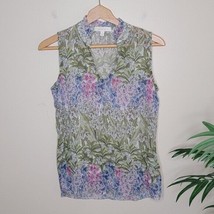 Etcetera | Silk Floral Sleeveless Blouse, size 0 - £17.99 GBP