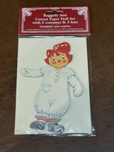 Raggedy Ann Paper Doll, B Shackman, 1995, FACTORY SEALED - $184.53 MXN