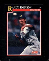 1991 Score #290 Randy Johnson Nmmt Mariners Hof - £3.40 GBP