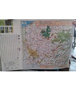 Western Pennsylvania Laminated Wall Map - £37.14 GBP