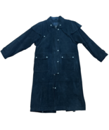 VTG Adventure Bound Full Length Duster Wilsons Black Leather Trench Coat... - $94.99