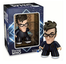 Titan Vinyl Figures Dr. Who 10th Doctor 4.5&quot; Horror/Nerd Block Exclusive - £13.42 GBP