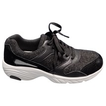 Easy Spirit Martha Stewart Sneaker Shoes Womens Size 7 Black White Suede... - $23.05