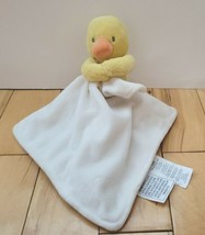 Carter’s Duck Chick Plush Lovey Ivory Security Blanket Yellow Hug Rattle... - £16.64 GBP