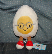 Jellycat London Amuseables Boiled Egg Geek With Glasses Mini Plush NWT - £34.67 GBP