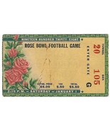 1938 Rose Bowl Game Ticket Stub Alabama Crimson tide California Golden B... - $3,285.24 MXN