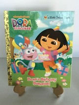 Dora the Explorer Birthday Surprise Little Golden Book Nickelodeon Kitten Boots - £2.38 GBP