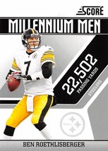 2011 Score Millunnium Men #4 Ben Roethlisberger Pittsburgh Steelers  - £0.75 GBP