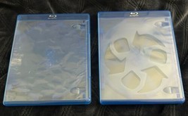 Lot Of 2 Blu-Ray 12mm Standard 3 Disc Style Empty Replacement Boxes Cases, Exc.! - £5.44 GBP