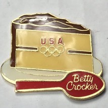 Betty Crocker Cake Olympics Vintage Pin Metal and Enamel - £9.79 GBP