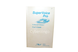 SuperVoice Pro For Windows Users Guide 1995 Vintage PREOWNED - £13.41 GBP