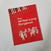 All Year Long Songbook Children Song Music Book School Scholastic Spiral - $9.50