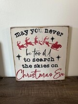 Savvy Creations Christmas Eve Inspirational Sign - $429.75 MXN Savvy Creations Christmas Eve Inspirational Sign - $429.75 MXN