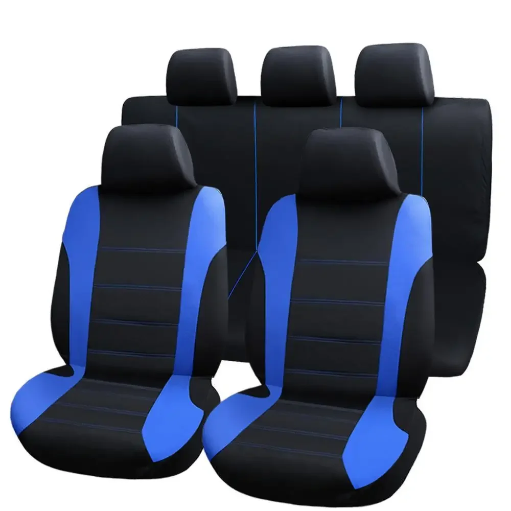 Car Seat Covers Full Set Breathable Automobile Seat Protection Cover Vehicle - £18.73 GBP+