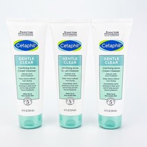 Cetaphil Gentle Clear White Tea Clarifying Acne Cream Cleanser 4.2oz Lot of 3 - £20.51 GBP