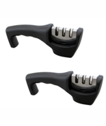 2-Pack 3-Stage Kitchen Knife Sharpener - Professional Tungsten Steel Sha... - $258.01 MXN