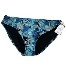 Bikini Bottom 3X bathing suit swimsuit Women&#39;s Plus Size Blue Floral Palm - $14.85