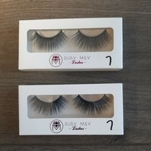 LOT OF 2 Ruby May Premium 3D Eyelashes Style ARIEL 3D-36 - $13.85
