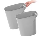 IRIS USA 6 Gallon / 24 Quart Plastic Wastebasket Trash Cans for Home, Of... - $37.99