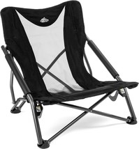 Low Profile Folding Chair For Camping, Beach, Picnics, Barbeques, And Sp... - £36.94 GBP