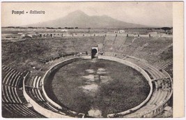 Postcard Pompei Amphitheatre Italy - $3.95