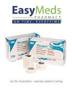 3M Micropore Hypoallergenic Surgical Tape 5cm x 9.1m|Dressings/Lashes - $1.80 CAD+