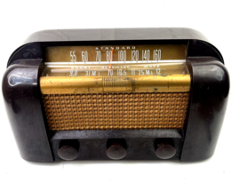 1946 RCA Victor Model 66X1 6 Tube Shortwave Broadcast Radio Tabletop Brown Case - $87.25