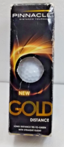Pinnacle Gold Distance Golf Balls Set of 3 Numbered As 4 Open Box Never ... - $4.94