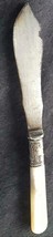 Vintage Sterling Individual Fruit Knife - Mother of Pearl Handle - VGC - COLLECT - £15.90 GBP