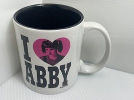 NCIS I Love Abby Mug Coffee Cup White Black Pink - $10.84