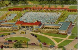 Kansas City Missouri Swimming Pool Swope Park 1946 Jasper Family Postcard W8 - £3.18 GBP