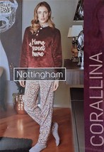Pyjamas Chaud De Femme Boutonné Laine Polaire Hivernal PG35696 Nottingha... - £28.07 GBP