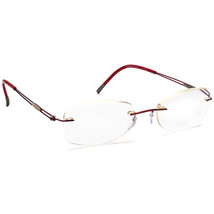 Silhouette Eyeglasses 4301 40 6059 5227 Titan Burgundy Rimless Austria 5... - £79.00 GBP