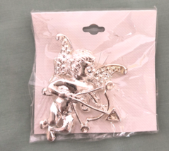 New in package Silver Tone Women&#39;s Brooch/Pin Jewelry Cupid with Arrow 2... - $14.50