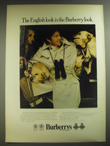 1974 Burberrys Coat Advertisement - Lord Lichfield - The English Look - £14.54 GBP