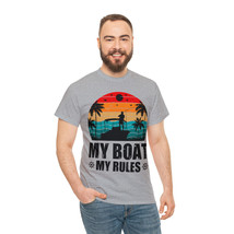 my boat my rules t shirt gift light colors boating tee stocking stuffer - £12.70 GBP+