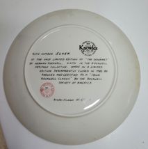 KNOWLES CHINA COLLECTOR'S PLATE NORMAN ROCKWELL'S "THE GOURMET" image 4