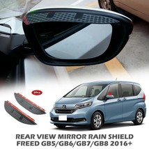 For  Freed MK1 MK2 2008-2022 Inflexible Acrylic Car Rear view Mirror Eyebrow Rai - £51.46 GBP