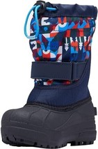 Columbia Powderbug Plus II Snow Boots Toddler Boys Girls 5 Navy Blue NEW - £23.31 GBP