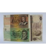 Australia &amp; New Zealand Currency Set Aus 1979 $ 1 &amp; NZ 1977-81 - $962.33 MXN