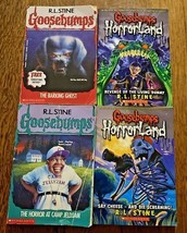 Lot of 4 R.L Stine Goosebumps  and Horrorland Scholastic Paperbacks 1990s - $14.00